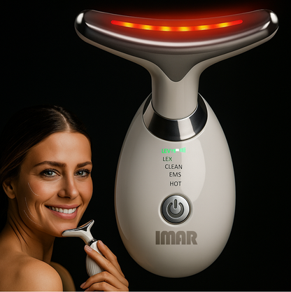 Уред за масажа на лице во 7 бои